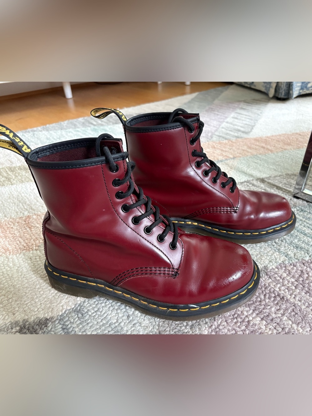 1460 Dr. Martens Leather Lace-Up Boots